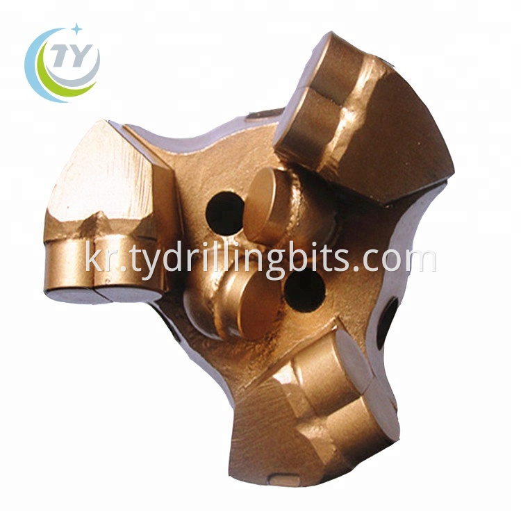 API 2 3/8" matrix body PDC drill bit 98mm for hard rock drilling